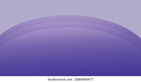 Arcos degradados Abstractas sobre un fondo púrpura y gris