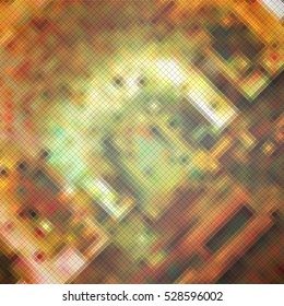 Abstract gradient art geometric background with soft color tone, cell grid. Ideal for artistic concept works, cover designs. 