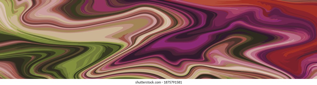 Abstract gradient artwork. Colorful liquid marble style background. Fluid inks creative texture