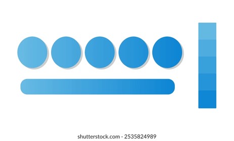 Abstrakter Farbverlauf-Hintergrund mit Baby Blue und Blue Grotto Farbpalette. Abstrakte Illustration mit Farbverlauf-Unschärfe. Unscharfer, abstrakter Hintergrund. Farbverlauf. Vektorgrafik