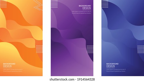 Abstract gradient background for banner, poster or book. vector design Vector templates for cover, catalog, brochure, poster