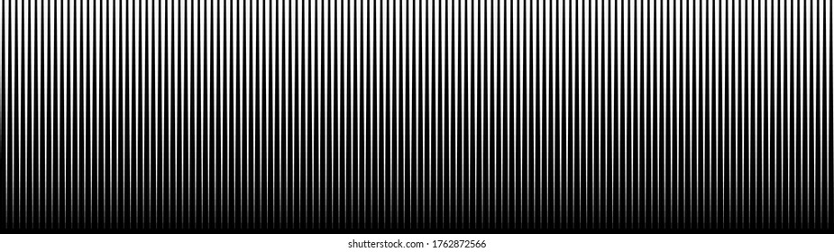 Abstract gradient background of black lines. Hallucination. Optical illusion. Seamless pattern. Vector illustration.