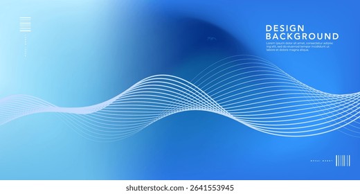 Abstract gradient background blue gradient fluid effect,line wavy colorful .Minimalist background ,for business template cover,template business,ads.Vector illustration eps 10