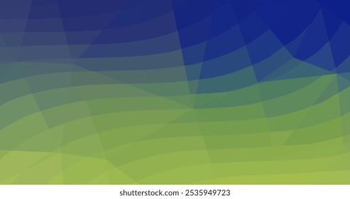Abstract gradient background with blue and green colors.