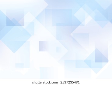 Abstract gradient background with blue mosaic pattern, vector illustration