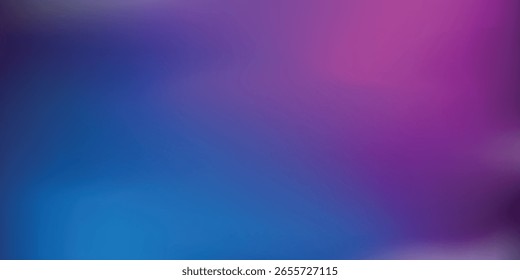 Abstrakter Farbverlauf-Hintergrund in blauen violetten Farben. Helle moderne Tapete. Vektorgrafik.EPS10