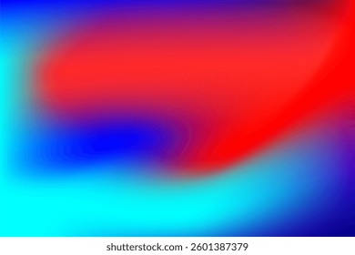 Abstract Gradient Background in Blue and Red Blending for Creative Design. blur background