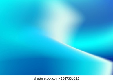 Abstract Gradient Background in Blue and White Hues with Soft Blurred Transitions.