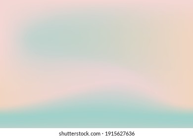 Abstract gradient background. Blur, pastel colored background or backdrop. Gradient wallpaper with soft colors. Vector illustration