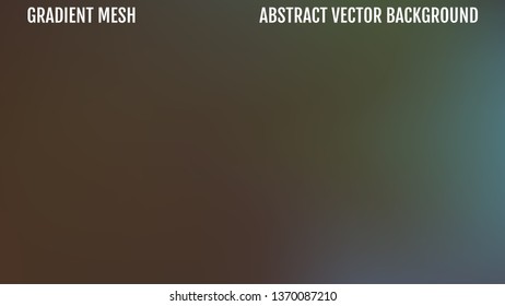 Abstract gradient background. Blurred dark color backdrop. Vector illustration for your graphic design, banner, poster and app. Trendy modern design.
