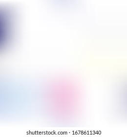 Abstract gradient background. Blurry pink and blue spots, on a white background. Vector illustration for your graphic design, banner, poster, card.