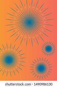 Abstract gradient background in bright colorful smooth.Easy editable bright colored vector illustration.Suitable for wallpaper,background,banner,card,book illustration.