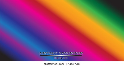 Abstract gradient background with bright rainbow colors. Colorful smooth banner template. Website landing page, apps. Eps10. Vector illustration. 