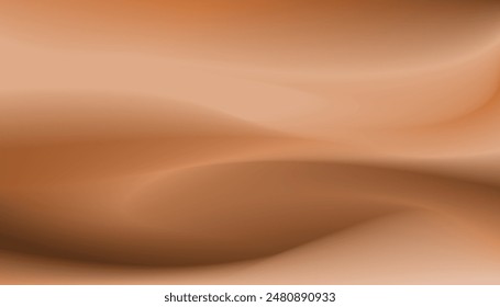 Abstract gradient background of brown colors. beauty curved shape composition illustration art for banner, poster, brochure, digital, web, page, surface, decoration, advertising