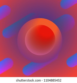 Abstract gradient background with circle shape