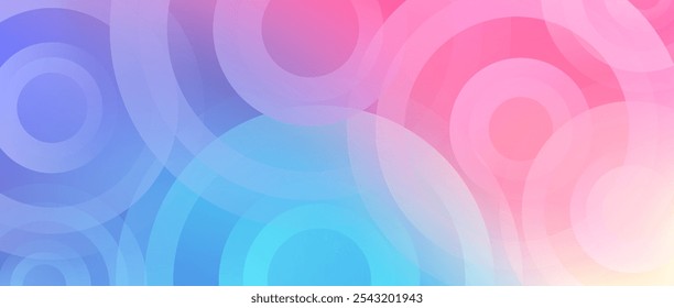 Fondo degradado Abstractas con círculos, diseño de líneas rayadas. Concepto futurista, Formas fluidas de colores.