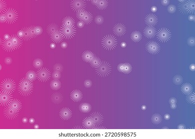 colección de fondo de gradiente Abstractas con estrellas, burbujas y garabatos. Patrones de Vector minimalistas en rosa, púrpura y verde para el diseño digital moderno, temas celestiales y redes sociales.