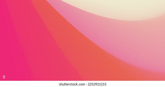 Abstract gradient background with color lines and different shade. Curved texture or pattern. 3d vector for banner, flyer, poster or brochure. 