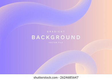 abstract gradient background. colorful art backdrop. smooth curves graphic.