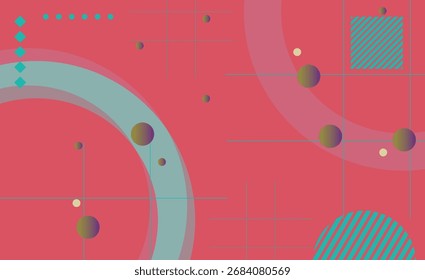 Abstract gradient background with colorful circles , shapes and dots. Vector illustration for your design. Eps10	