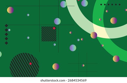 Fondo degradado Abstractas con círculos coloridos, Formas y puntos. Ilustración vectorial para su diseño. Eps10	