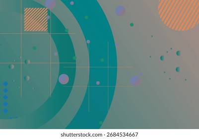 Abstract gradient background with colorful circles , shapes and dots. Vector illustration for your design. Eps10	