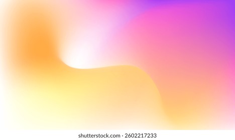 Abstract gradient background of colorful gradient colors beauty curved shape composition illustration art for banner