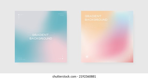 Abstract gradient background. Colorful background design for social media post, wallpaper, banner, poster, Etc.