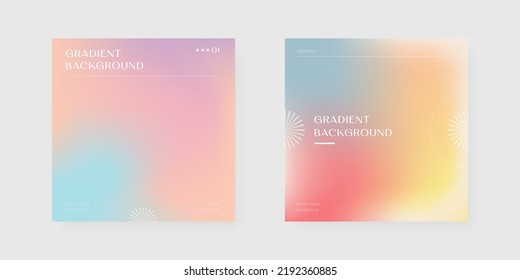 Abstract gradient background. Colorful background design for social media post, wallpaper, banner, poster, Etc.