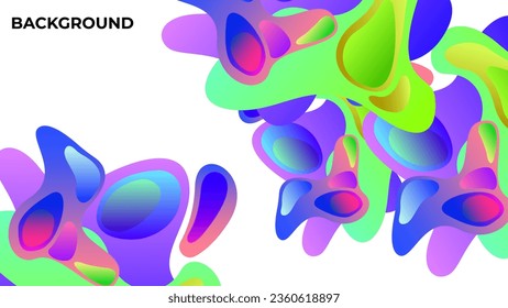 Fondo de degradado abstracto con un colorido estilo de arte moderno
