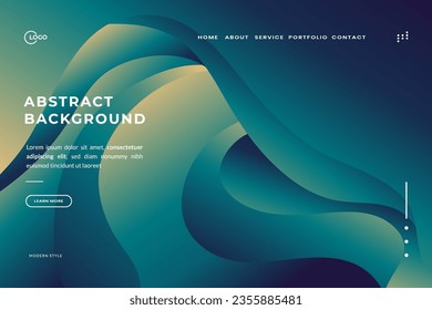 Abstract Gradient Background with Colorful Waves, Perfect for adding vibrancy and modern aesthetics to web design, presentations, and digital projects