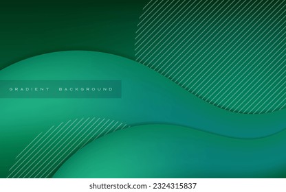 Abstract gradient background with dark green color