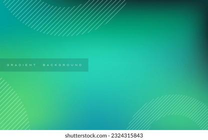 Abstract gradient background with dark green color