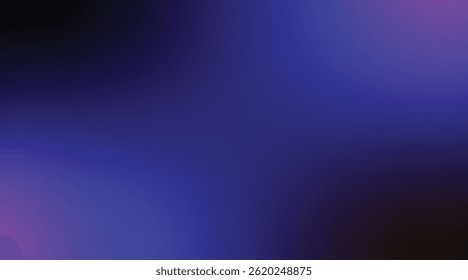 Abstract Gradient Background – Dark Neon Purple and Blue Blur Texture