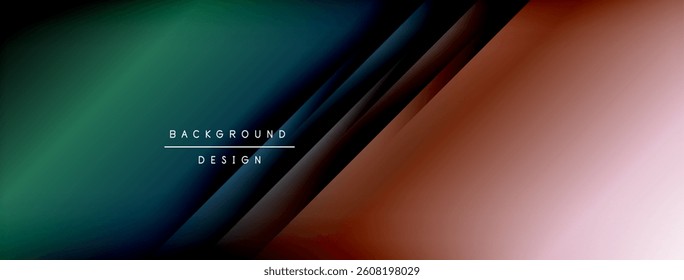 Abstract gradient background. Dark shades transition from teal to burgundy. Diagonal lines create dynamic visual effect. Minimalist design suitable for presentations or digital art.