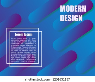 Abstract gradient background design, 3d Fluid shape illustration