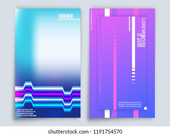 Abstract gradient background design for banner, printing products, flyer, web smartphone wallpaper, poster or cover brochure. Vector illustration.
