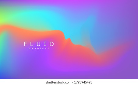 Abstract gradient background. Design for business presentation. Orange blue green violet gradient. Motion 3d abstract background concept.