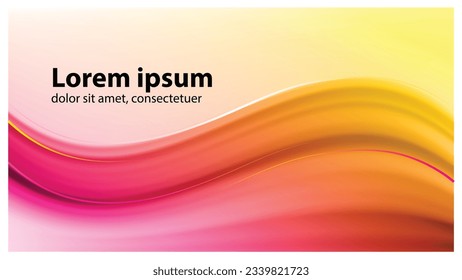 Abstract  gradient background design with  colorful  line effect. Bright colors graphic creative concept.