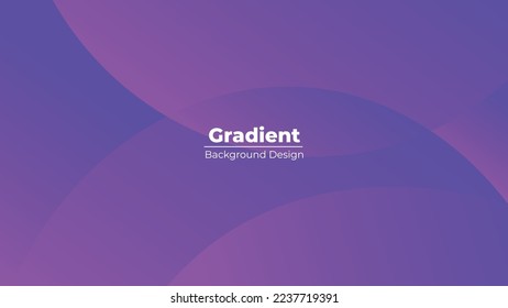 Abstract gradient background design for landing page and poster