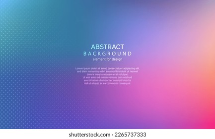 Abstract gradient background with dots. Element for design poster. Stylized backdrop art. Colorful shiny. Trendy purple color. Vector.