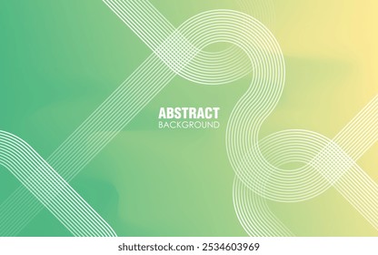 Abstract gradient background with dynamic circle lines