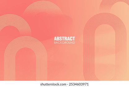 Fundo de gradiente abstrato com linhas de círculo dinâmicas