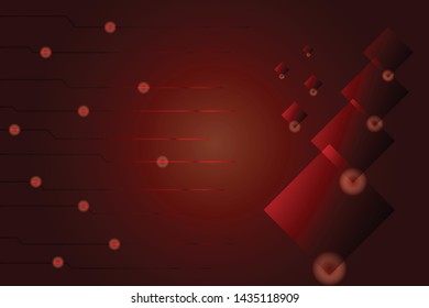 abstract gradient background Dynamic shapes composition