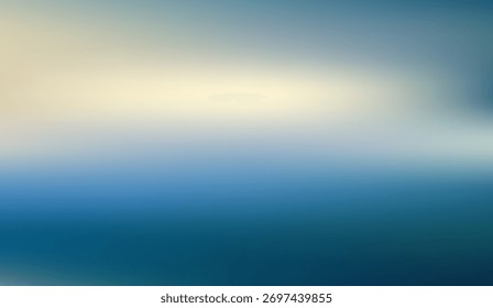 Abstract gradient background features a blend of serene blue hues transitioning into a soft, creamy white, creating a calming and ethereal visual with smooth, blurred textures