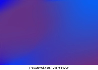 Fundo de gradiente abstrato com tons suaves de púrpura mistura em azul com uma transição suave e calmante.