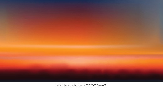 Abstract gradient background featuring a warm sunset-inspired color palette with smooth transitions of orange, red, and soft glow. Blurred horizontal lines create a calm, modern, and atmospheric visua