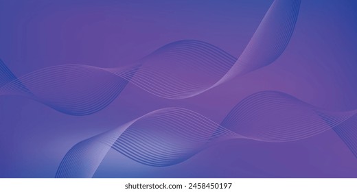 Abstract gradient background with flowing wave lines. Dynamic wavy. Smooth curve lines design. Modern trendy gradient texture. 
