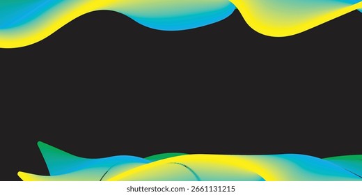 Fundo de gradiente abstrato com formas orgânicas fluidas