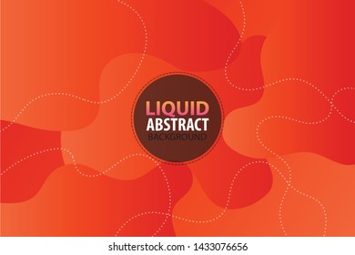 Abstract gradient background with fluid shapes  Vector